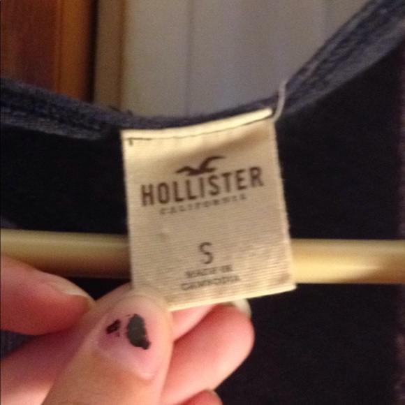 Navy blue crop top - Picture 4 of 4